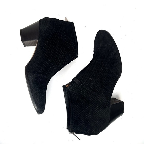 Aquatalia Russell & Bromley Boots Women’s Size 8 Black Suede Ankle Weatherproof - Picture 6 of 14